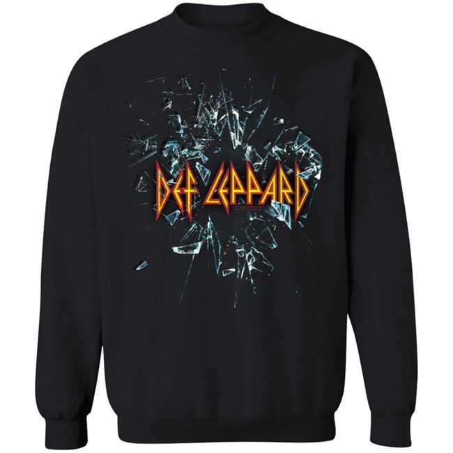 Def Leppard Graphic Band Tee Black Shirt Def Leppard Graphic Band Tee Black Shirt