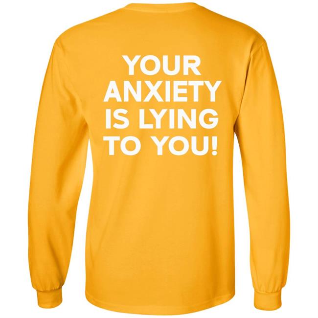 Your Anxiety Is Lying To You Hoodie WNRS Black Hoodie Sweatshirt Your Anxiety Is Lying To You Hoodie WNRS Black Hoodie Sweatshirt