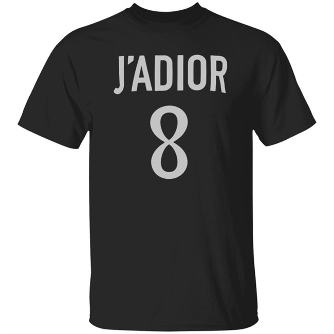 Dior J'adior 8 T shirt J'adior 8 Dior Black Shirts