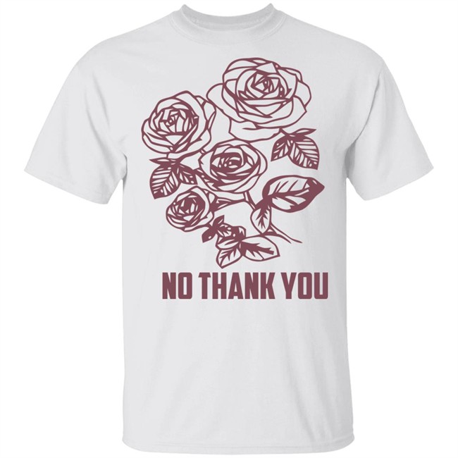 No Thank You Pink Flower Tee Shirts No Thank You Pink Flower Tee Shirts
