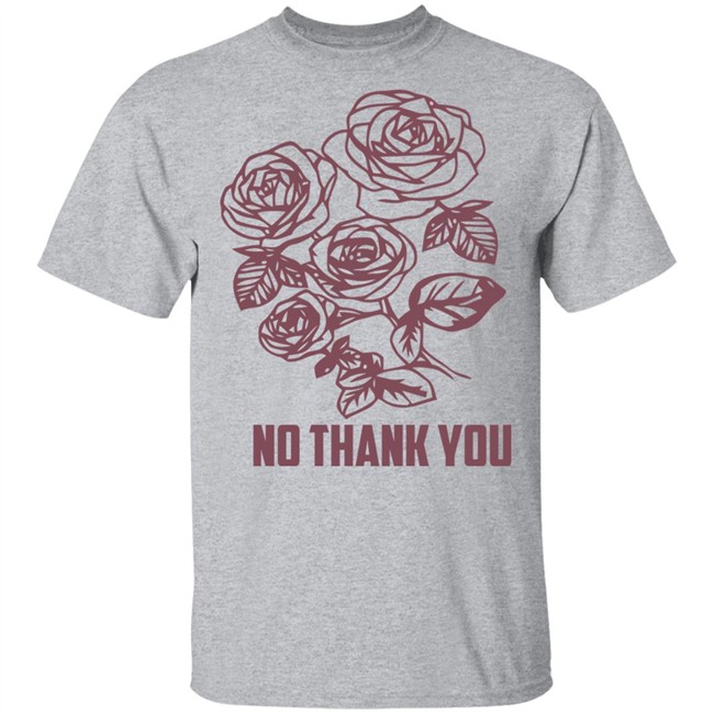 No Thank You Pink Flower Tee Shirts No Thank You Pink Flower Tee Shirts