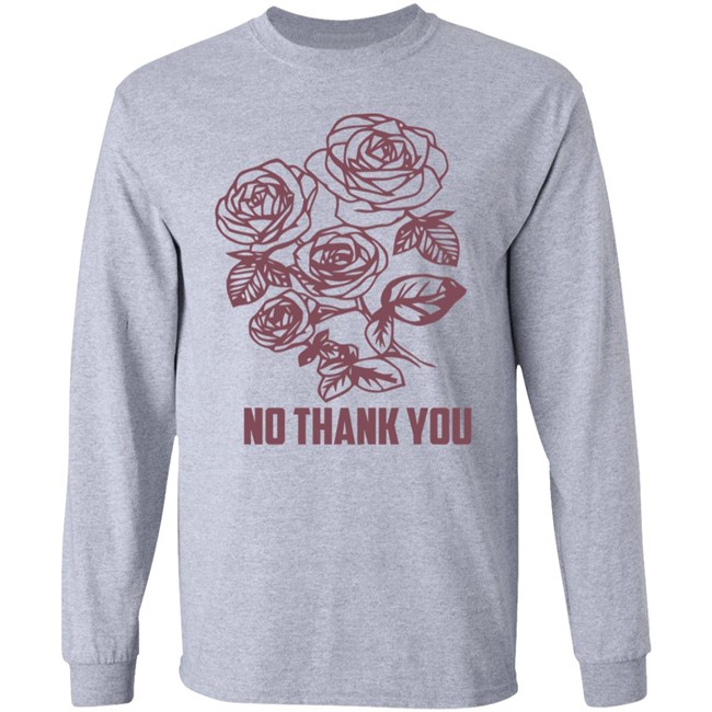 No Thank You Pink Flower Tee Shirts No Thank You Pink Flower Tee Shirts