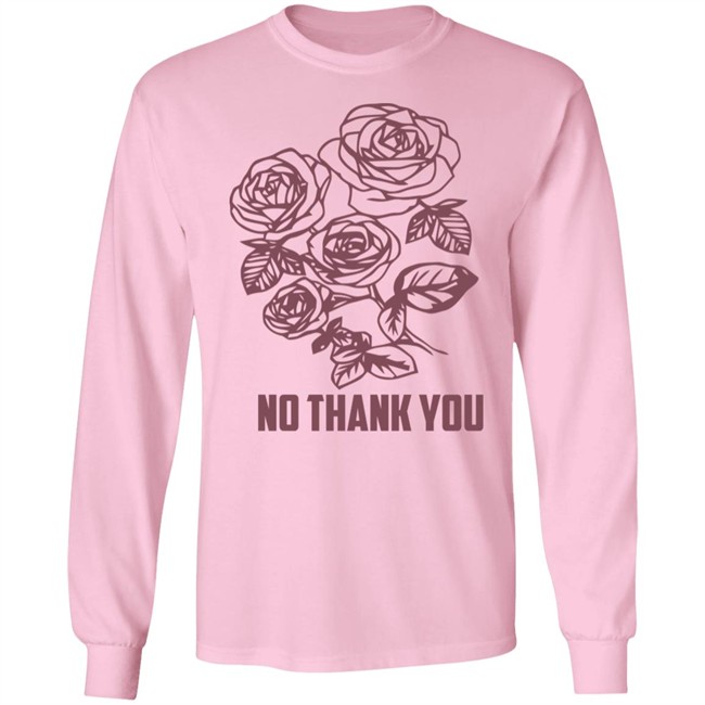 No Thank You Pink Flower Tee Shirts No Thank You Pink Flower Tee Shirts