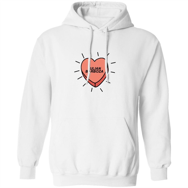 Julian Barboza Merch The Julian Barboza Pink Hooded Sweatshirt Julian Barboza Merch The Julian Barboza Pink Hooded Sweatshirt