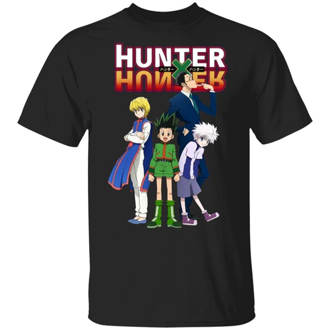 Hunter X Hunter Cartoon Anime 2011 Gray Shirt Hunter X Hunter Cartoon Anime 2011 Gray Shirt