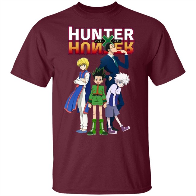 Hunter X Hunter Cartoon Anime 2011 Gray Shirt Hunter X Hunter Cartoon Anime 2011 Gray Shirt