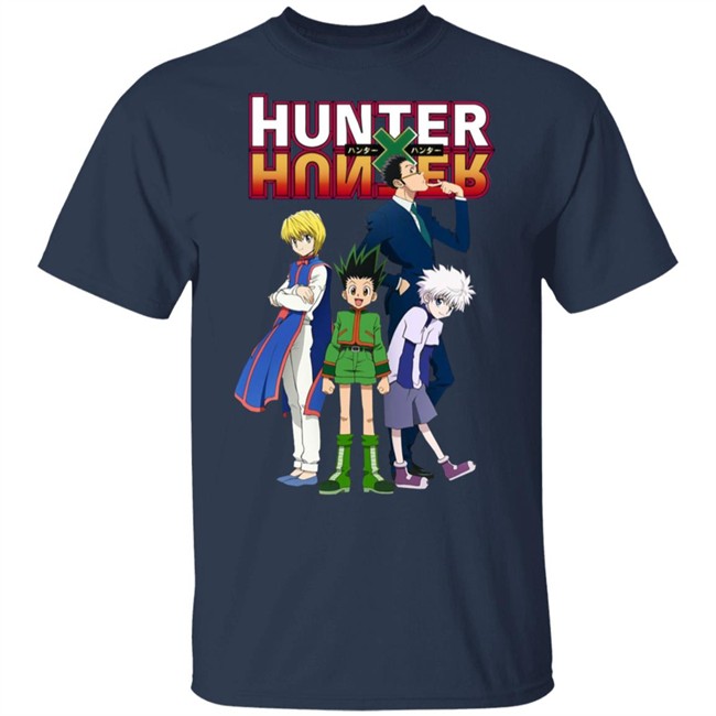 Hunter X Hunter Cartoon Anime 2011 Gray Shirt Hunter X Hunter Cartoon Anime 2011 Gray Shirt