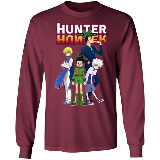 Hunter X Hunter Cartoon Anime 2011 Gray Shirt Hunter X Hunter Cartoon Anime 2011 Gray Shirt