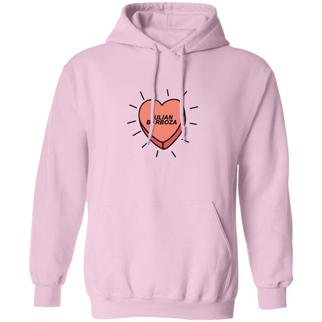 Julian Barboza Merch The Julian Barboza Pink Hooded Sweatshirt
