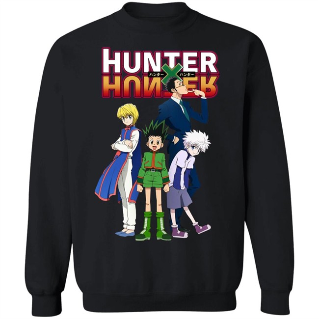 Hunter X Hunter Cartoon Anime 2011 Gray Shirt Hunter X Hunter Cartoon Anime 2011 Gray Shirt