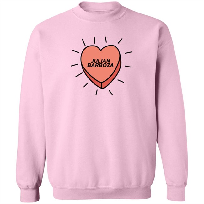Julian Barboza Merch The Julian Barboza Pink Hooded Sweatshirt Julian Barboza Merch The Julian Barboza Pink Hooded Sweatshirt