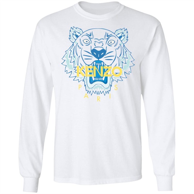 Kenzo Shirt TIger Kenzo Paris White T Shirt Kenzo Shirt TIger Kenzo Paris White T Shirt