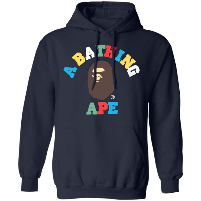 College Line Rib Sweatshirt Bathing Ape Black Hoodie Sweatshirt College Line Rib Sweatshirt Bathing Ape Black Hoodie Sweatshirt