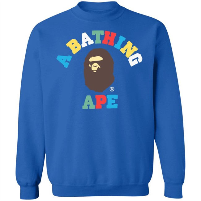 College Line Rib Sweatshirt Bathing Ape Black Hoodie Sweatshirt College Line Rib Sweatshirt Bathing Ape Black Hoodie Sweatshirt