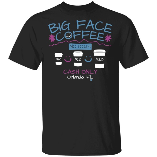 Big Face Coffee Shirt Miami Basketball BreakingT