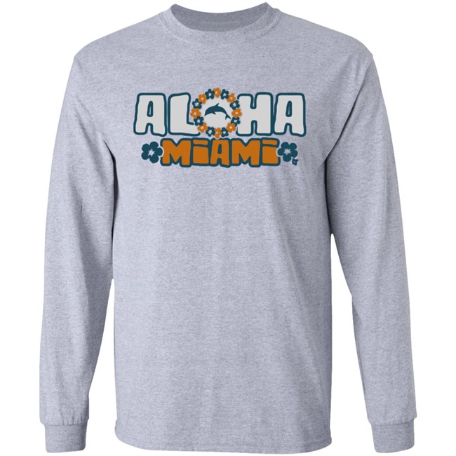 Oloha Miami BreakingT Flower & Dolphin Shirt Tua Tagovailoa Miami Dolphins: The Aloha Miami T-shirt has dropped! Oloha Miami BreakingT Flower & Dolphin Shirt Tua Tagovailoa Miami Dolphins: The Aloha Miami T-shirt has dropped!