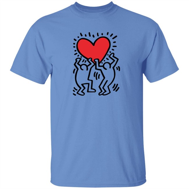 Keith Haring Pop Shop Holding Heart Shirt Holding Heart Keith Haring Pop Shop White T Shirt Keith Haring Pop Shop Holding Heart Shirt Holding Heart Keith Haring Pop Shop White T Shirt