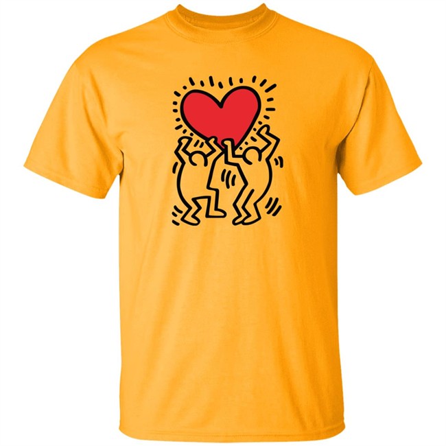 Keith Haring Pop Shop Holding Heart Shirt Holding Heart Keith Haring Pop Shop White T Shirt Keith Haring Pop Shop Holding Heart Shirt Holding Heart Keith Haring Pop Shop White T Shirt