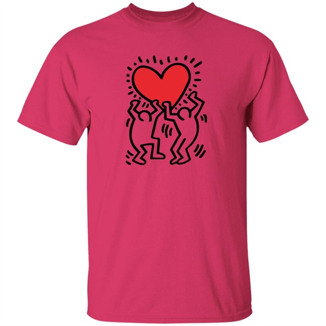 Keith Haring Pop Shop Holding Heart Shirt Holding Heart Keith Haring Pop Shop White T Shirt Keith Haring Pop Shop Holding Heart Shirt Holding Heart Keith Haring Pop Shop White T Shirt