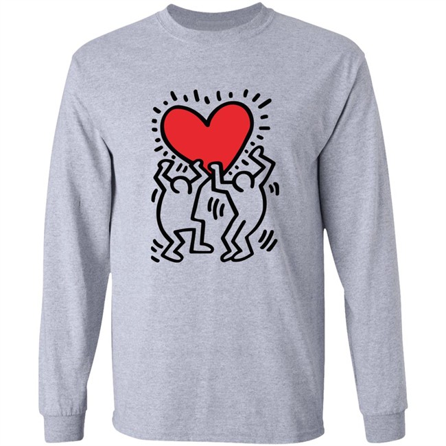 Keith Haring Pop Shop Holding Heart Shirt Holding Heart Keith Haring Pop Shop White T Shirt Keith Haring Pop Shop Holding Heart Shirt Holding Heart Keith Haring Pop Shop White T Shirt
