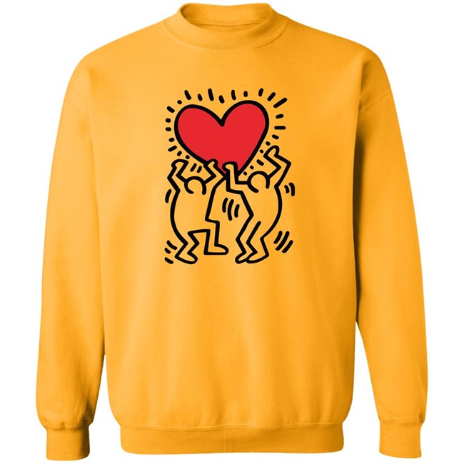 Keith Haring Pop Shop Holding Heart Shirt Holding Heart Keith Haring Pop Shop White T Shirt Keith Haring Pop Shop Holding Heart Shirt Holding Heart Keith Haring Pop Shop White T Shirt