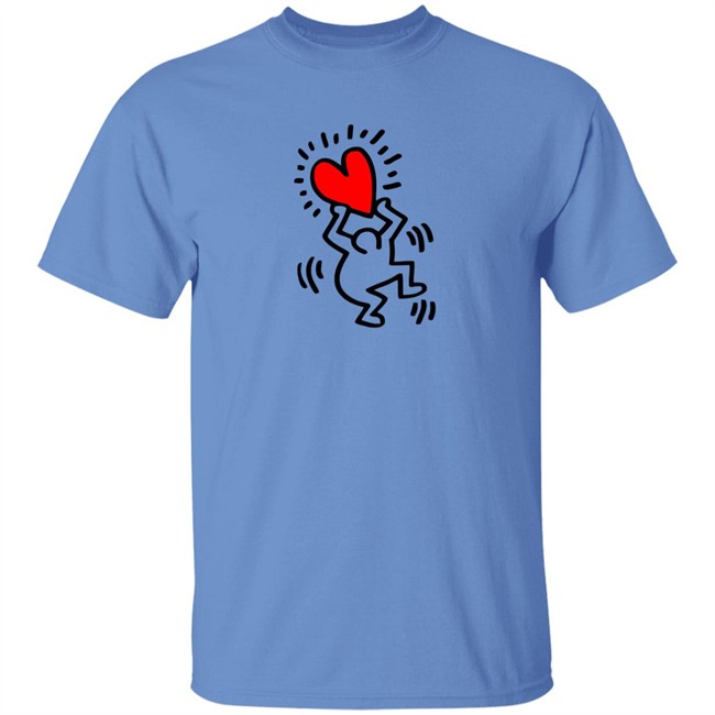 Keith Haring Pop Shop Figure Holding A Heart T Shirt Figure Holding A Heart Keith Haring Pop Shop White Shirt Keith Haring Pop Shop Figure Holding A Heart T Shirt Figure Holding A Heart Keith Haring Pop Shop White Shirt