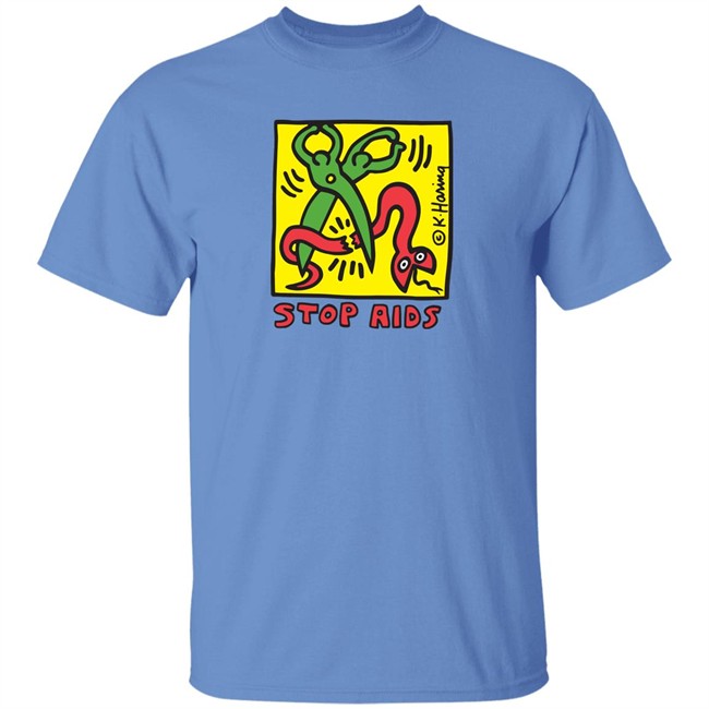 Keith Haring Pop Shop Stop Aids T Shirt Stop Aids Keith Haring Pop Shop White Shirts Keith Haring Pop Shop Stop Aids T Shirt Stop Aids Keith Haring Pop Shop White Shirts
