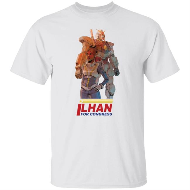 Ilhan Omar Gundam Pilot by Ben Sawyer Shirt Ilhan Omar Gundam Pilot by Ben Sawyer Shirt