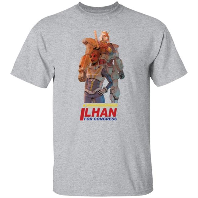 Ilhan Omar Gundam Pilot by Ben Sawyer Shirt Ilhan Omar Gundam Pilot by Ben Sawyer Shirt