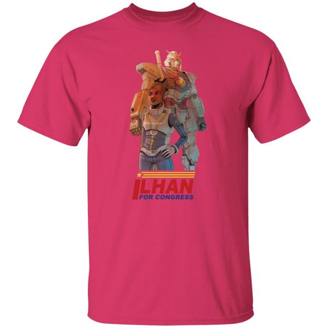 Ilhan Omar Gundam Pilot by Ben Sawyer Shirt Ilhan Omar Gundam Pilot by Ben Sawyer Shirt