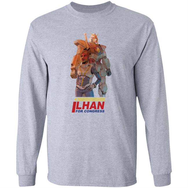 Ilhan Omar Gundam Pilot by Ben Sawyer Shirt Ilhan Omar Gundam Pilot by Ben Sawyer Shirt