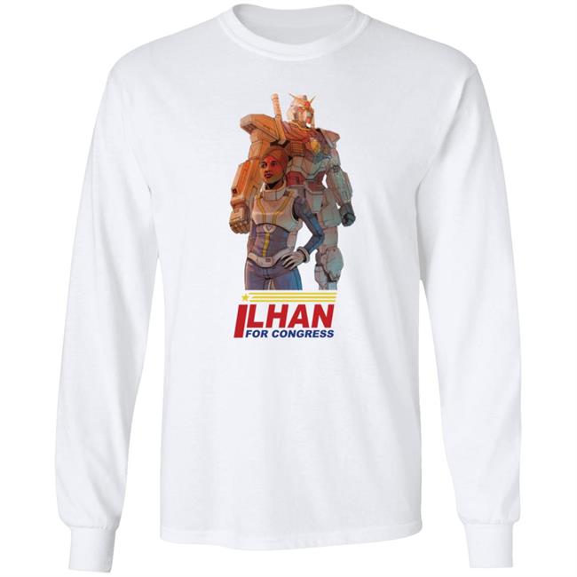 Ilhan Omar Gundam Pilot by Ben Sawyer Shirt Ilhan Omar Gundam Pilot by Ben Sawyer Shirt
