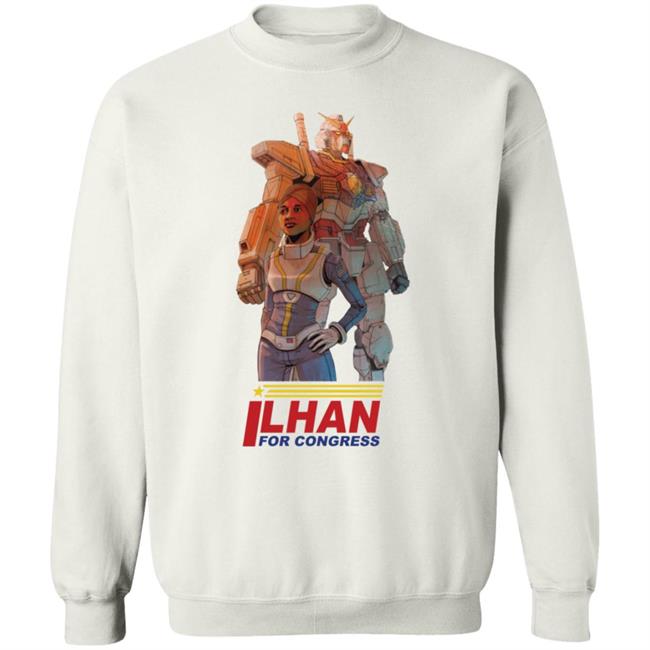 Ilhan Omar Gundam Pilot by Ben Sawyer Shirt Ilhan Omar Gundam Pilot by Ben Sawyer Shirt