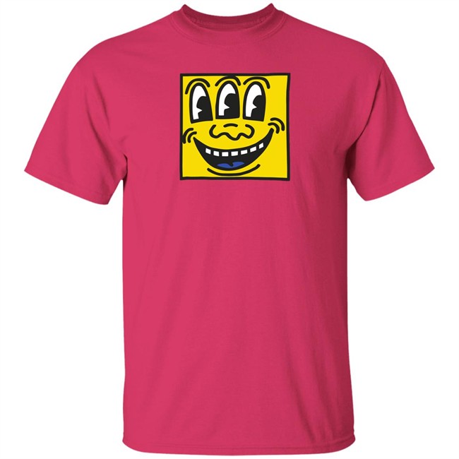 Keith Haring Pop Shop Three Eyed Face T Shirt Three Eyed Face Keith Haring Pop Shop White Shirts Keith Haring Pop Shop Three Eyed Face T Shirt Three Eyed Face Keith Haring Pop Shop White Shirts