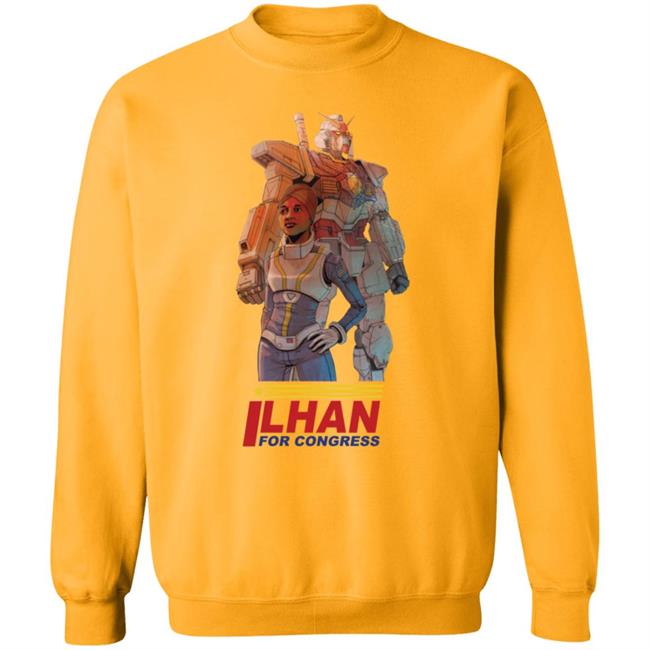 Ilhan Omar Gundam Pilot by Ben Sawyer Shirt Ilhan Omar Gundam Pilot by Ben Sawyer Shirt