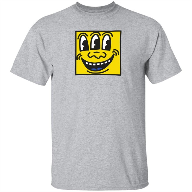 Keith Haring Pop Shop Three Eyed Face T Shirt Three Eyed Face Keith Haring Pop Shop White Shirts Keith Haring Pop Shop Three Eyed Face T Shirt Three Eyed Face Keith Haring Pop Shop White Shirts
