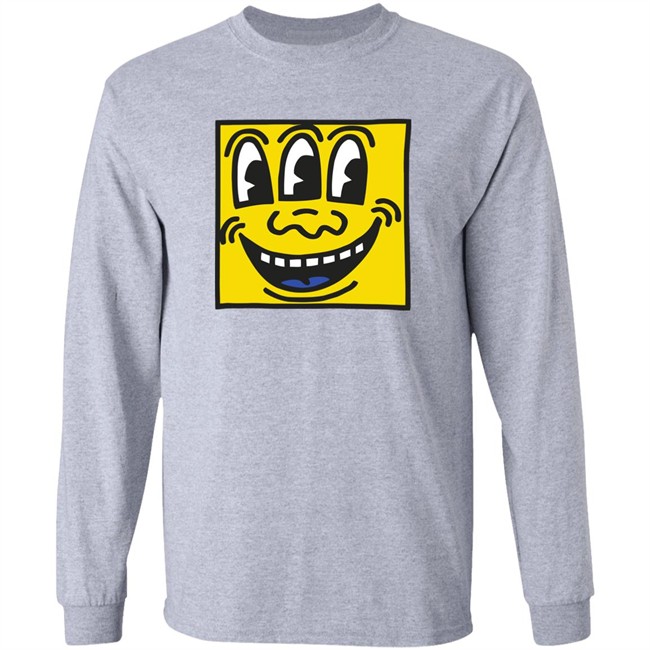 Keith Haring Pop Shop Three Eyed Face T Shirt Three Eyed Face Keith Haring Pop Shop White Shirts Keith Haring Pop Shop Three Eyed Face T Shirt Three Eyed Face Keith Haring Pop Shop White Shirts