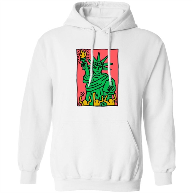 Keith Haring Pop Shop Green Liberty Shirt Green Liberty Keith Haring Pop Shop White Shirts Keith Haring Pop Shop Green Liberty Shirt Green Liberty Keith Haring Pop Shop White Shirts