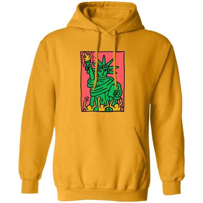 Keith Haring Pop Shop Green Liberty Shirt Green Liberty Keith Haring Pop Shop White Shirts Keith Haring Pop Shop Green Liberty Shirt Green Liberty Keith Haring Pop Shop White Shirts