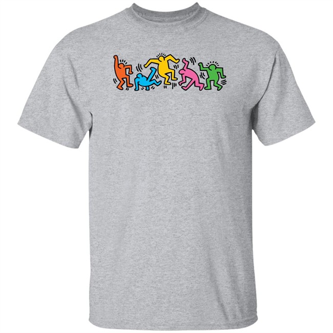 Keith Haring Pop Shop Five Dancers Shirt Five Dancers Keith Haring Pop Shop White Shirt Keith Haring Pop Shop Five Dancers Shirt Five Dancers Keith Haring Pop Shop White Shirt