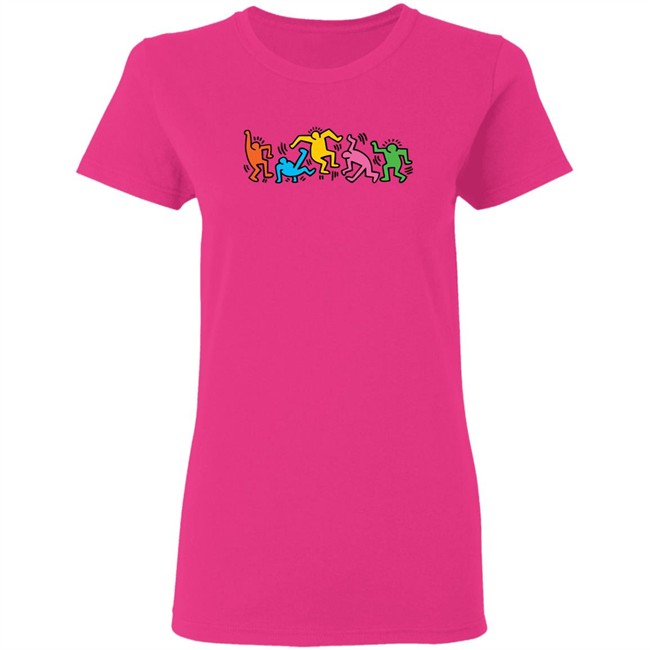 Keith Haring Pop Shop Five Dancers Shirt Five Dancers Keith Haring Pop Shop White Shirt Keith Haring Pop Shop Five Dancers Shirt Five Dancers Keith Haring Pop Shop White Shirt