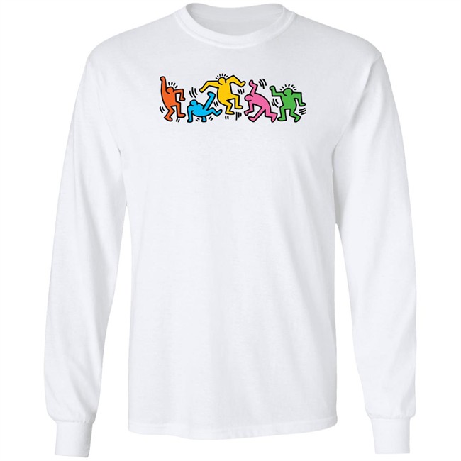 Keith Haring Pop Shop Five Dancers Shirt Five Dancers Keith Haring Pop Shop White Shirt Keith Haring Pop Shop Five Dancers Shirt Five Dancers Keith Haring Pop Shop White Shirt