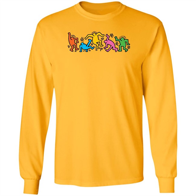 Keith Haring Pop Shop Five Dancers Shirt Five Dancers Keith Haring Pop Shop White Shirt Keith Haring Pop Shop Five Dancers Shirt Five Dancers Keith Haring Pop Shop White Shirt