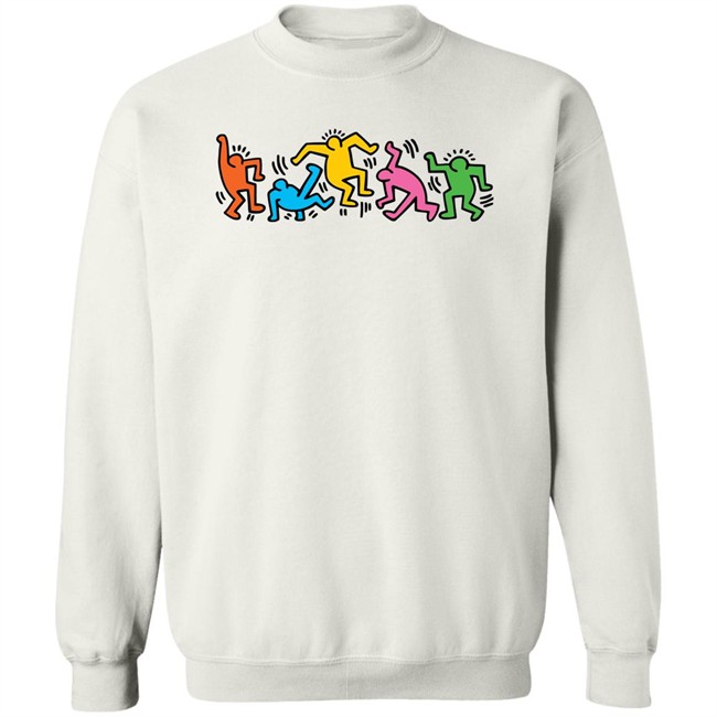Keith Haring Pop Shop Five Dancers Shirt Five Dancers Keith Haring Pop Shop White Shirt Keith Haring Pop Shop Five Dancers Shirt Five Dancers Keith Haring Pop Shop White Shirt