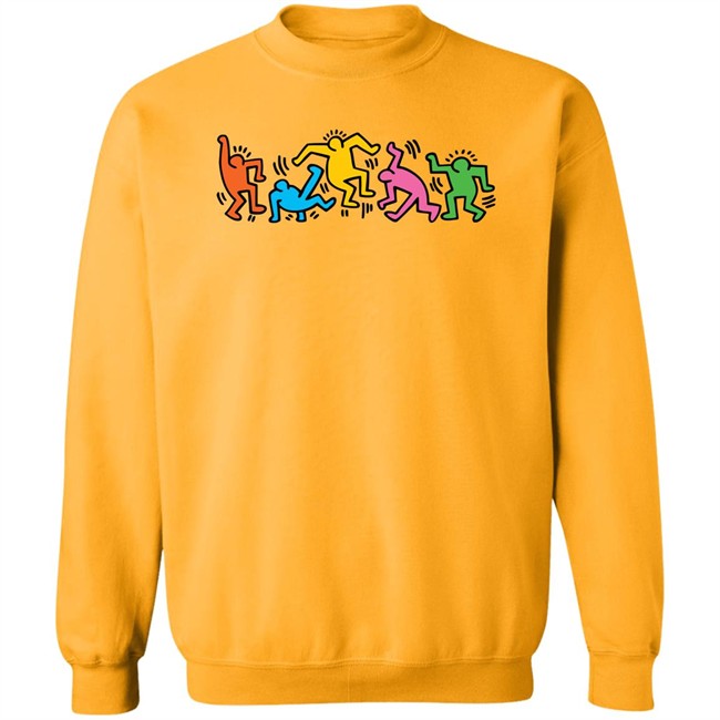 Keith Haring Pop Shop Five Dancers Shirt Five Dancers Keith Haring Pop Shop White Shirt Keith Haring Pop Shop Five Dancers Shirt Five Dancers Keith Haring Pop Shop White Shirt