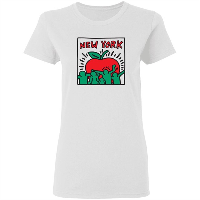 Keith Haring Pop Shop New York Apple T Shirt New York Apple Keith Haring Pop Shop White Shirts Keith Haring Pop Shop New York Apple T Shirt New York Apple Keith Haring Pop Shop White Shirts