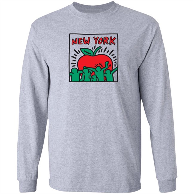 Keith Haring Pop Shop New York Apple T Shirt New York Apple Keith Haring Pop Shop White Shirts Keith Haring Pop Shop New York Apple T Shirt New York Apple Keith Haring Pop Shop White Shirts