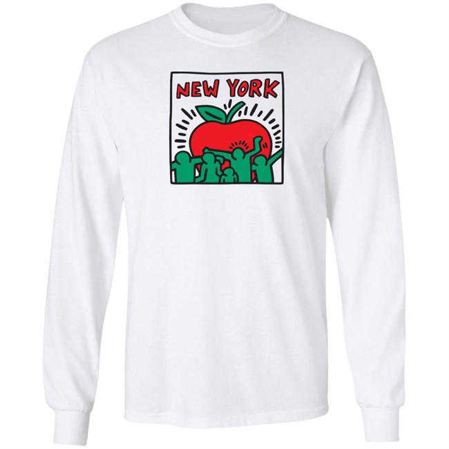 Keith Haring Pop Shop New York Apple T Shirt New York Apple Keith Haring Pop Shop White Shirts Keith Haring Pop Shop New York Apple T Shirt New York Apple Keith Haring Pop Shop White Shirts