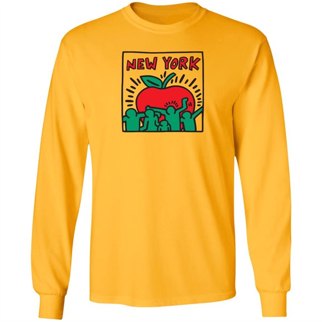Keith Haring Pop Shop New York Apple T Shirt New York Apple Keith Haring Pop Shop White Shirts Keith Haring Pop Shop New York Apple T Shirt New York Apple Keith Haring Pop Shop White Shirts