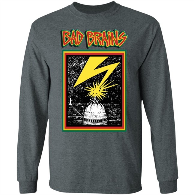 Bad Brains T Shirt Capitol Punk Rock Art Black Shirts Bad Brains T Shirt Capitol Punk Rock Art Black Shirts